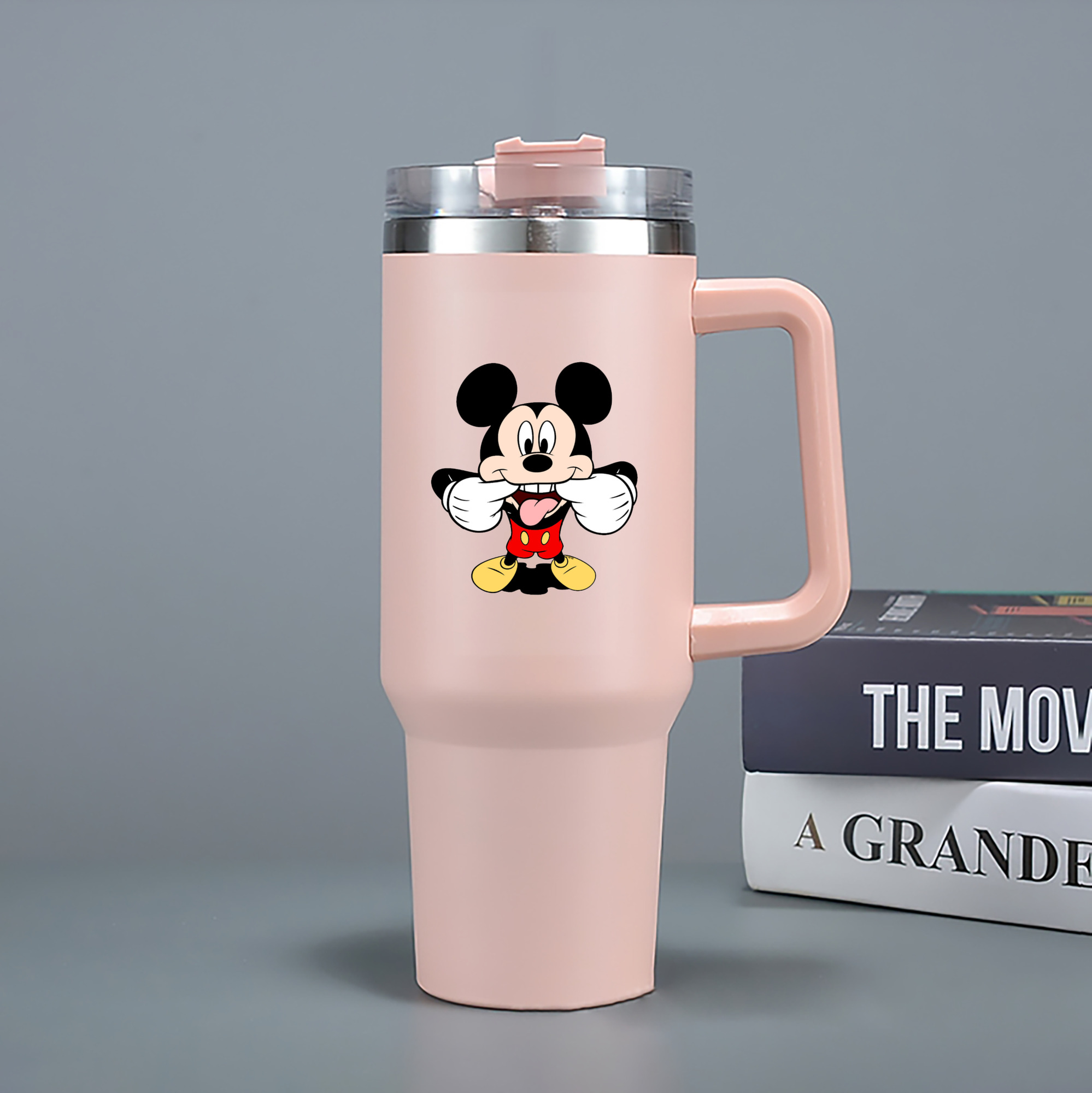 （画像用） ミッキーマウス Mickey Mouse 1200mL車用タンブラー（カラープリント）